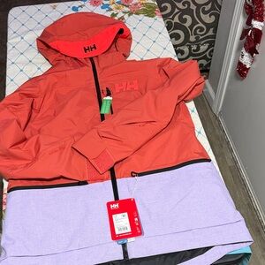 Helly Hansen Orange and Lavender Jacket